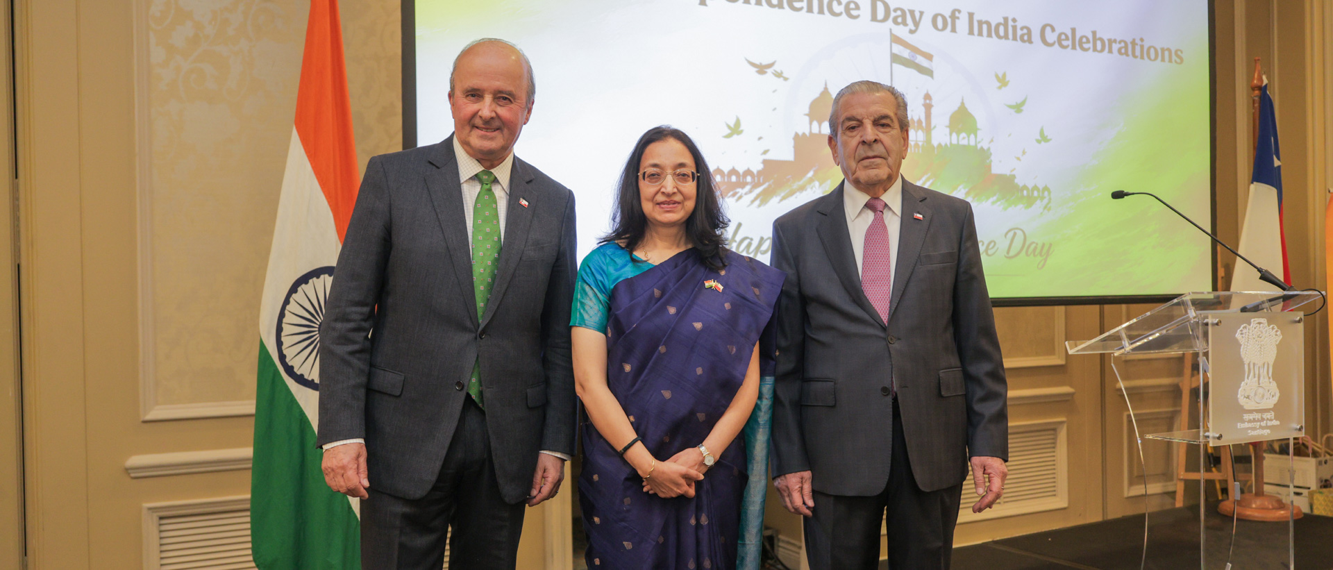 National Day Reception of the Embassy of India in Santiago