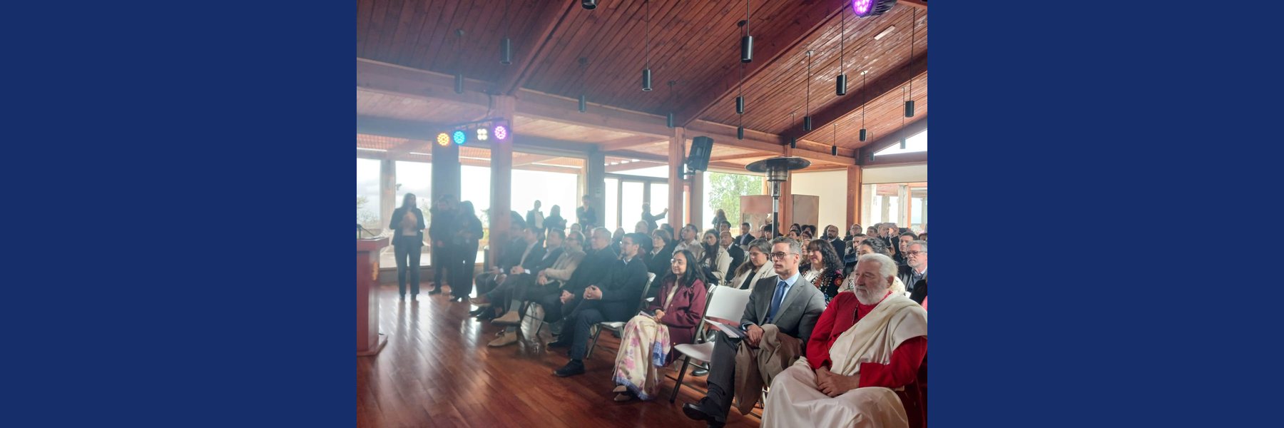 Ambassador Abhilasha Joshi among the guests at the 10th-anniversary celebrations of the Bahá’í House of Worship in Peñalolén, Santiago