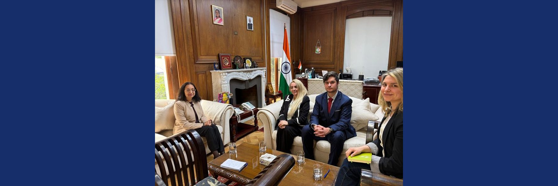 Ambassador Abhilasha Joshi with the President of the World Women Leader Forum